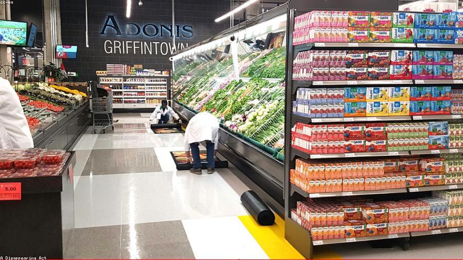 Einkaufswagen im Supermarkt mit Preisschildern, symbolisiert Inflation und Kaufkraft